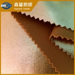 烫金涤氨空气层 Gold print spandex interlock